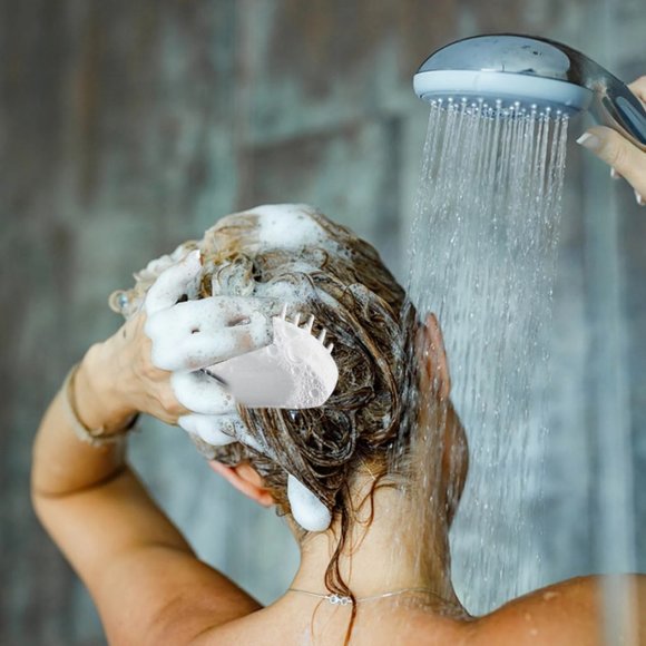 Silicone Hair Scalp Massager, Shampoo Brush Washing Hair Comb Head Scrubber - Picture 10 of 10